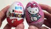 Hello Kitty and Kinder Surprise Chocolate Eggs Unboxing