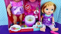 BABY ALIVE POTTY TRAINING Doll Poops & Pees on Toilet with Brushy Brushy Baby Doll