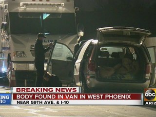 Body found in van in west Phoenix