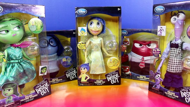 Disney Pixar Inside Out Disney Store Lights And Sounds Figures Joy Anger Sadness Disgust