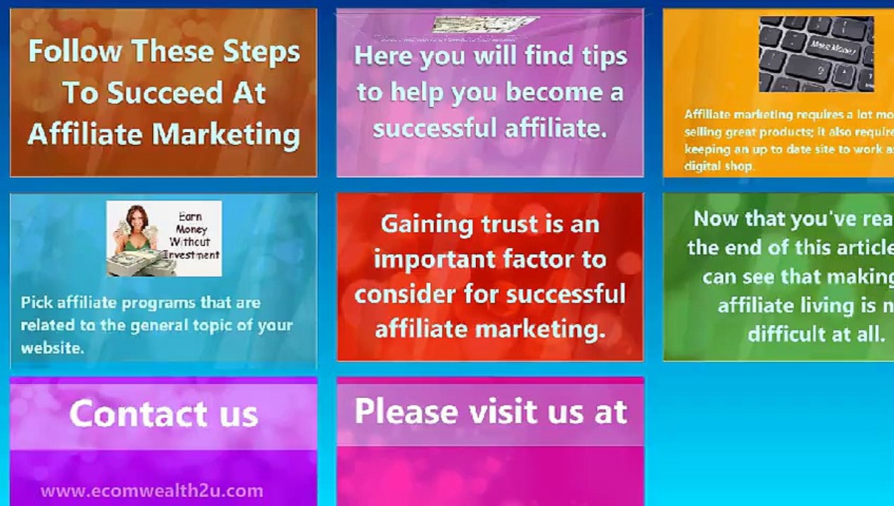 Follow These Steps To Succeed At Affiliate Marketing