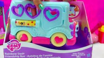 My Little Pony Baby Ponies Friendship Bus Car Ride to Fast Food Burger Drive Thru Toy vide