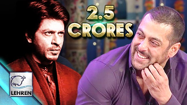 Salman Khan REPLACED Shahrukh Khan For 2.5 Crores??