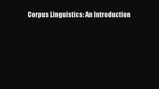 PDF Download Corpus Linguistics: An Introduction PDF Full Ebook