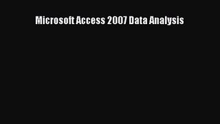 [PDF Download] Microsoft Access 2007 Data Analysis [Download] Full Ebook