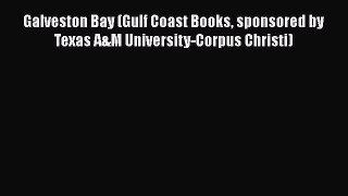 Galveston Bay (Gulf Coast Books sponsored by Texas A&M University-Corpus Christi) [PDF Download]
