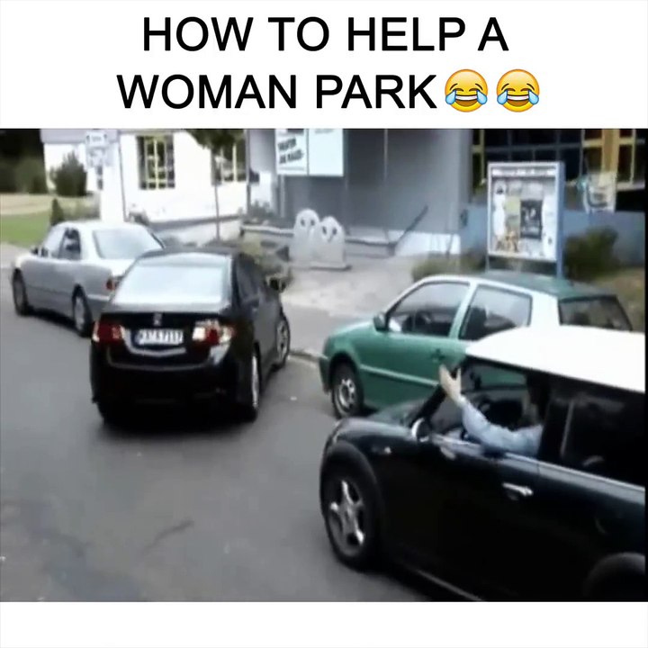 How to Help a Women to Park a car