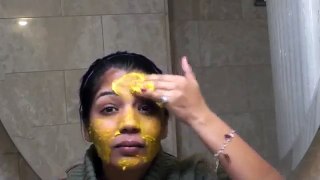 How to get clear flawless glowing skin remove acne and dark spots Organic Home Facial acne treatment