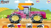 Traktörler Yıkama Ve tamir,oyunu,çizgi filmi,Farm Tractors Wash And Repair