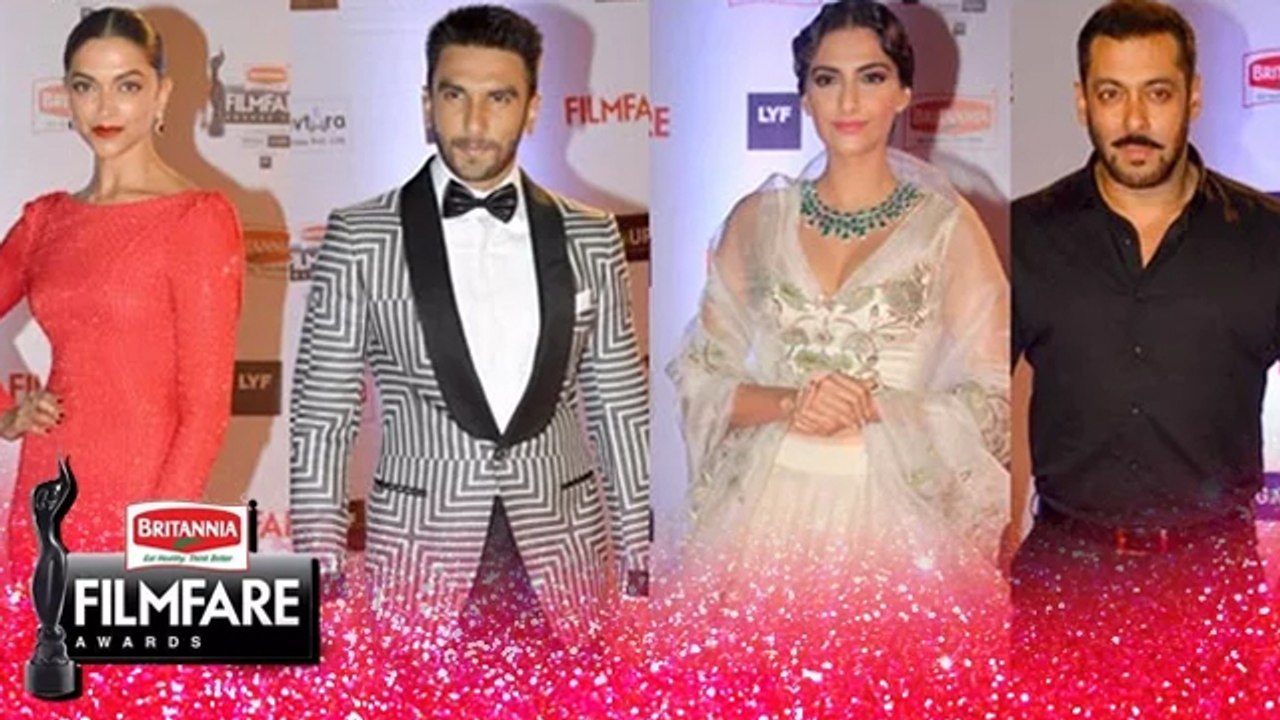 Filmfare Awards 2016 | Salman Khan, Deepika Padukone, Ranveer Singh | Red Carpet