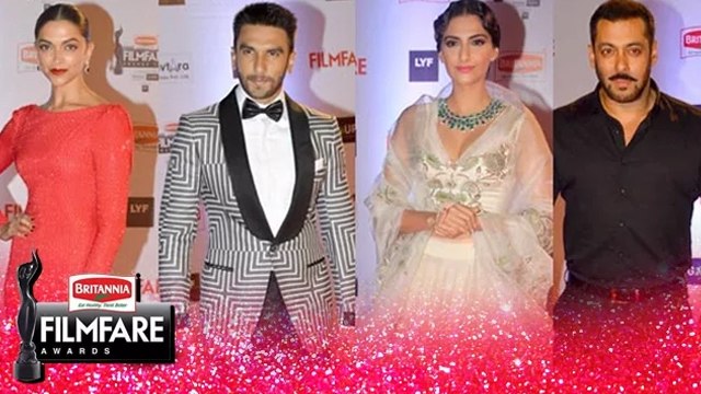 Filmfare Awards 2016 | Salman Khan, Deepika Padukone, Ranveer Singh | Red Carpet
