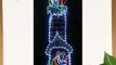 Santa Climbing Chimney Rope Light Christmas Decoration With Multi LED Lights - 120cm x 40cm