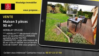 A vendre - Maison - HERBLAY (95220) - 3 pièces - 90m²