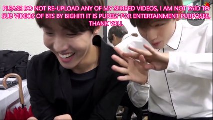 [BANGTAN BOMB/ENG SUB] Playing the rhythm game (..and V's making a song )