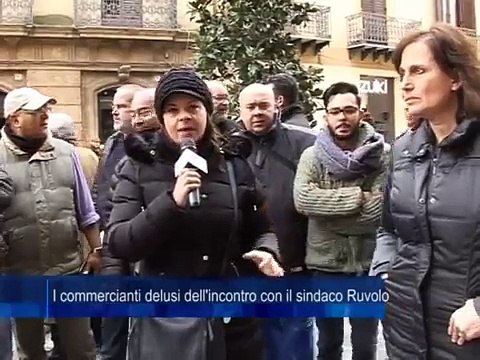 I commercianti delusi dell incontro con il sindaco Ruvolo