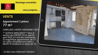 A vendre - Appartement - CONFLANS-SAINTE-HONORINE (78700) - 2 pièces - 77m²