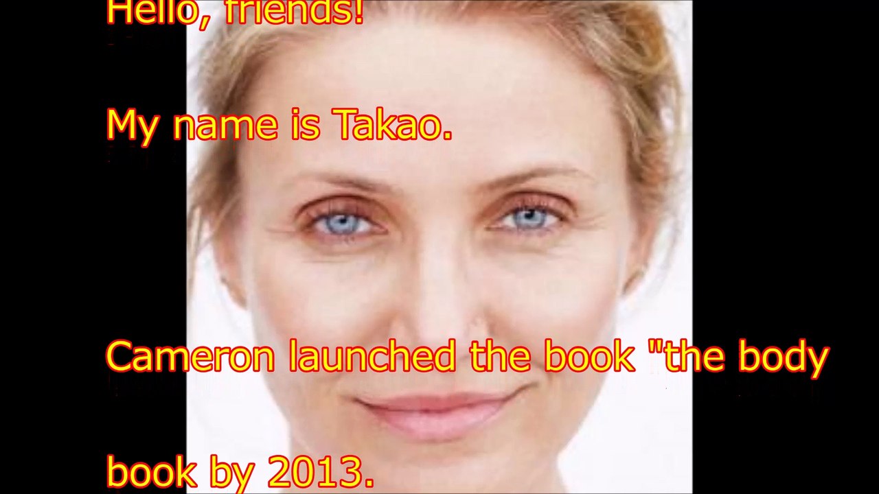 On the cover of the book, Cameron Diaz show off suppin!