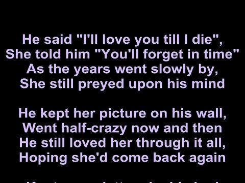 George Jones – He Stopped Loving Her Today Lyrics