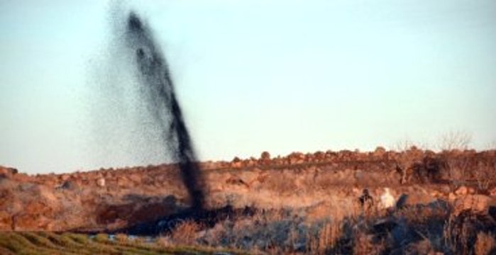 BOTAŞ Boru Hattı Patladı, Tarlalar Ham Petrolle Doldu