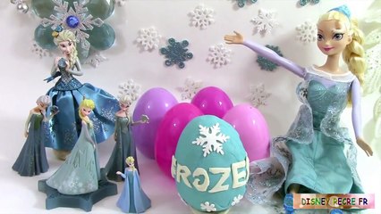 Oeufs surprise en pâte à modeler Reine des neiges Princesse Elsa