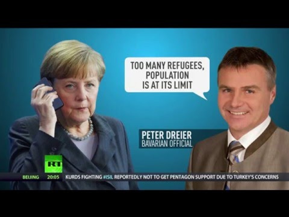 'Can't take more': Bavaria sends bus load of refugees to Merkel's office