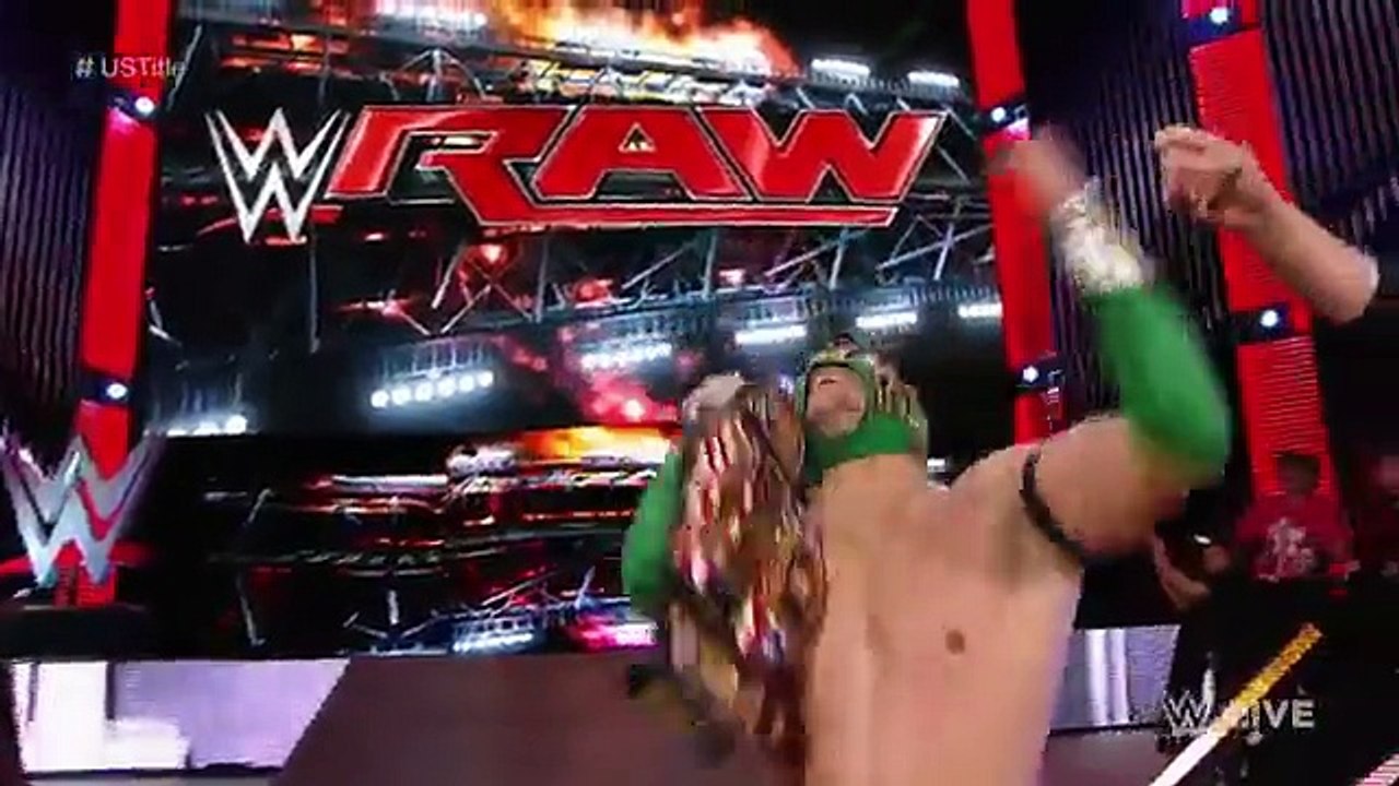 Exclusive behind the scenes footage of the United States Championship title changing hands