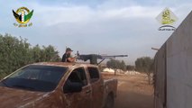 لواء السلطان مراد: استهداف قوات النظام بالرشاشات الثقيلة بريف حلب الجنوبي وهروب جماعي.