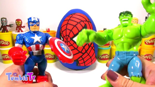 Örümcek Adam Dev Sürpriz Yumurta Oyun Hamuru - Spiderman Oyuncakları, Transformers