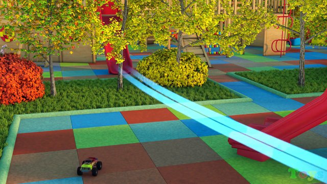 Learn 2D and 3D Shapes And Race Monster Trucks TOYS (FULL CARTOON) | Videos For Children