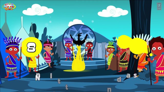 Ten Little Indians Nursery Rhyme with LYRICS 10 Little Indians