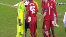 Liverpool players reaction to Mario Balotellis goal vs Besiktas