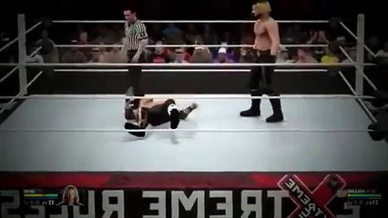 WWE GAME 2K15 ROLLINS VS EDGE