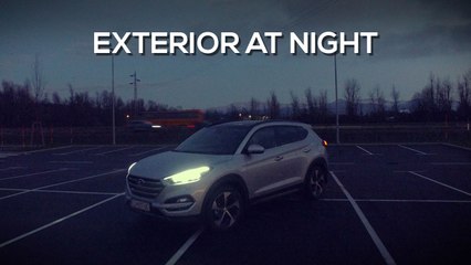 Hyundai Tucson | Exterior at night (Welcome System)