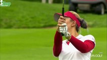 This Looks Fake! Michelle Wies Super Spin 2015 Solheim Cup