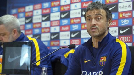 Luis Enrique: "Será un partido sin descanso y sin concesiones"
