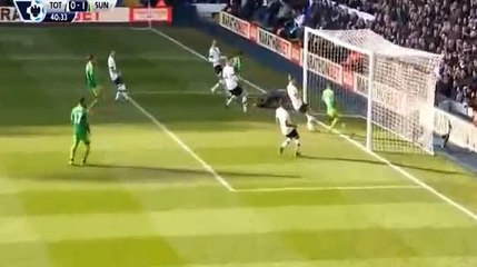 Patrick van Aanholt Goal - Tottenham 0 - 1 Sunderland - 16-01-2016