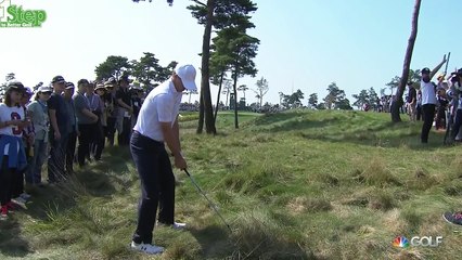 Скачать видео: Jordan Spieths Superb Golf Shots from 2015 Presidents Cup