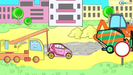 ✔ Мультики про машинки Все Серии Подряд. Бульдозер и друзья Экскаватор и Грузовик - Cars for kids ✔