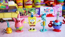 Play Doh SpongeBob Squarepants Toys videos, Playdough for Children