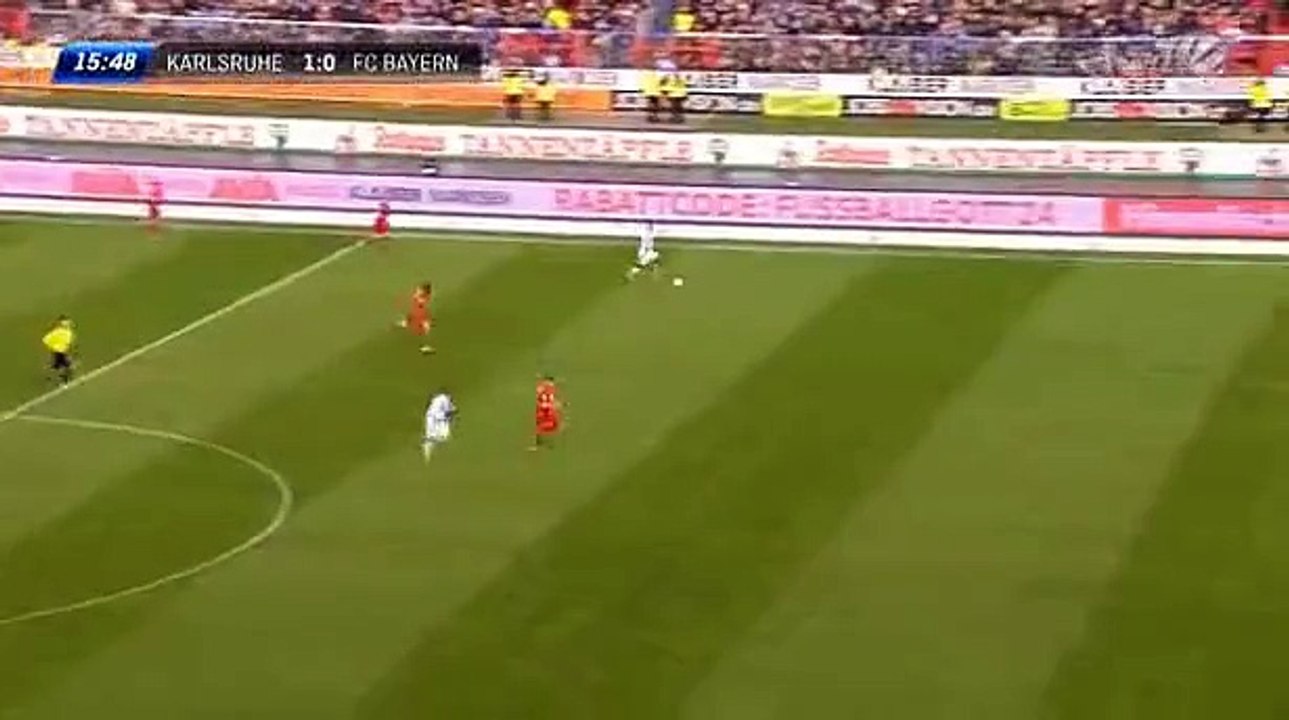Boubacar Barry Goal - Karlsruher 1 - 0t Bayern Munich -  Club Friendly - 16-01-2016