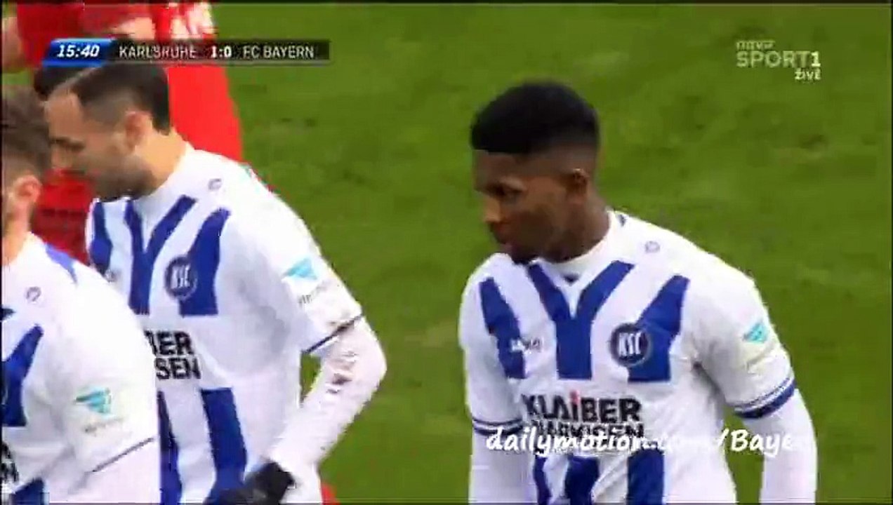 Barry B. Goal HD - Karlsruher 1-0 Bayern Munich - 16-01-2016