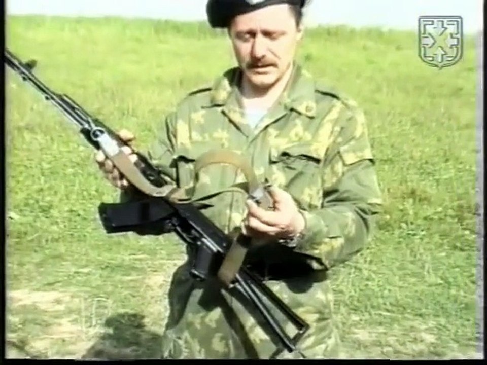 Стрельба с использованием ремня АК, СВД