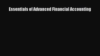 [PDF Download] Essentials of Advanced Financial Accounting [PDF] Online