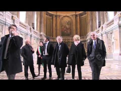 Caserta - Il presidente del Consiglio visita la Reggia di Caserta (16.01.16)