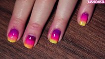 Neon Rainbow/Ombre Nails for Summer - Nail Tutorial