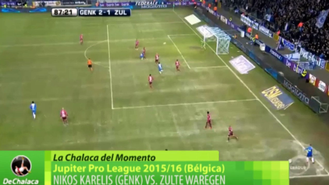 La Chalaca del Momento Gol de Niko Karelis (Jupiter Pro League de Bélgica)