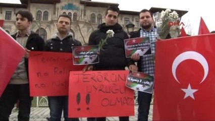 Suriyeliler Sultanahmet'te Terör Kurbanlarını Andı