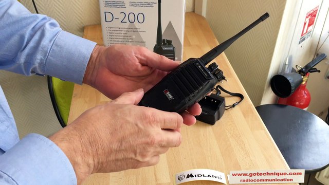Talkie Walkie Midland D200 DIGITAL DPMR446 UHF Presentation GoTechniqu