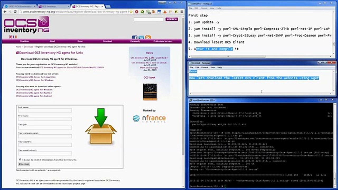 centos 6 - install OCS Inventory Client