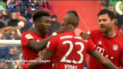 All Goals HD - Karlsruher 2-1 Bayern Munich - 16-01-2016